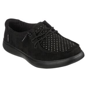 Skechers Bobs Skipper Dockside Star Sneaker Shoes Size 10 US Black Womens